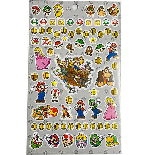スーパーマリオRPG ステッカー　シール　ポスター　希少 スーパーマリオ ステッカーパッド 4シート 16439 シール ステッカー