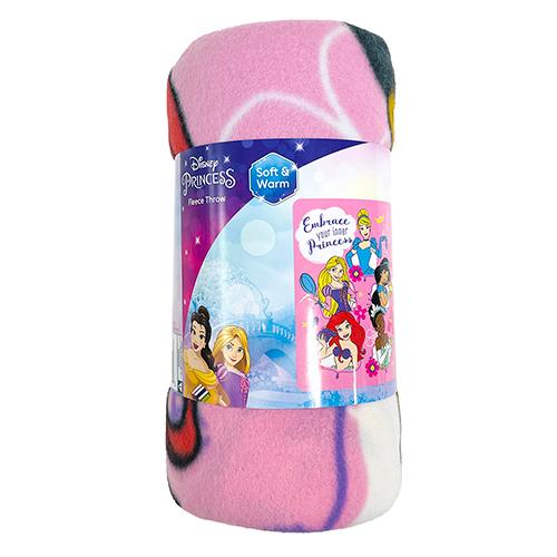 ディズニープリンセス フリース ブランケット 16447 ひざかけ 毛布