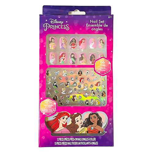 Disney Princess Nail Set 12pc ディズニープリンセス ネイルチップ