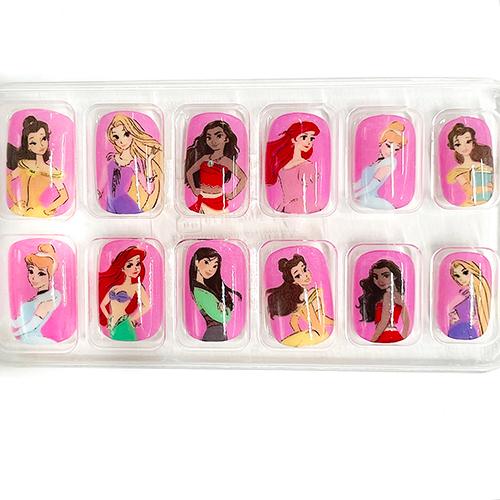 Disney Princess Nail Set 12pc ディズニープリンセス ネイルチップ