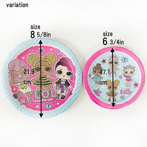 LOLサプライズ 紙皿 丸 8枚入り 8インチ 16551 紙皿 皿 プレート 使い捨て パーティーグッズ 誕生日 バーベキュー キャラクター グッズ 輸入 |  | 02