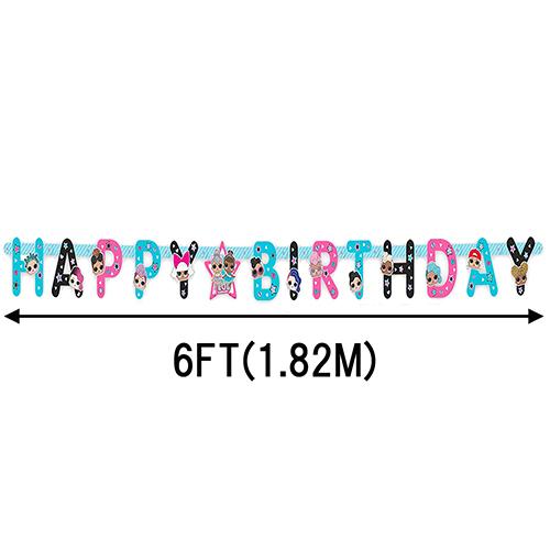 LOLサプライズ バースデーバナー 16552 バナー 飾り デコレーション パーティーグッズ 誕生日 バースデー Birthday キャラクター グッズ 輸入 |  | 01