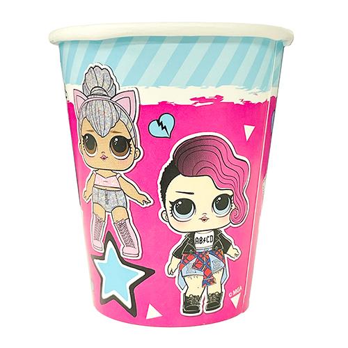 LOLサプライズ 紙コップ 8個入り 16554 カップ コップ 使い捨て パーティーグッズ ペーパーカップ BBQ アウトドア かわいい エルオーエル |  | 03