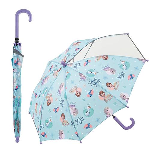 アナと雪の女王2 子供用 傘 ( 45cm ) 16622 かさ カサ 雨傘 長傘 レイングッズ 雨具 手開き アナ雪 アナ エルサ オラフ サラマンダー 女の子 幼児 小学生 | 