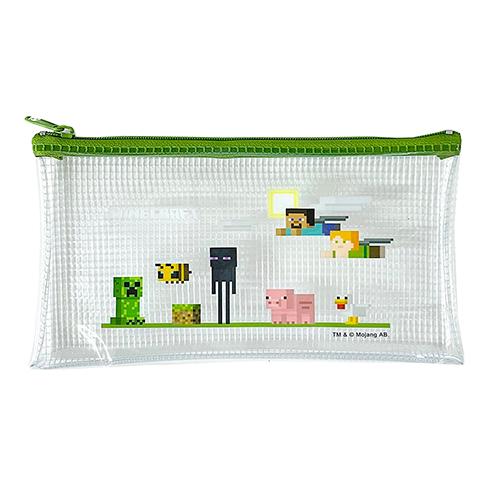 新年の贈り物 マインクラフト ビニール フラットポーチ グリーン ペンケース ペンポーチ 筆入れ ポーチ Minecraft マイクラ グッズ Mct Vfp Gn Neotextreview Com