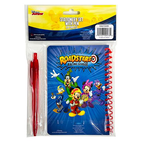 ミッキー メモ帳 ＆ ペン セット 16723 ディスニー 文房具 ノート 罫線