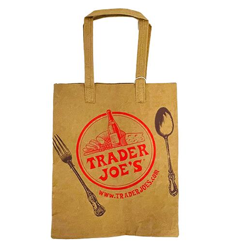 トレーダージョーズ ウォッシャブル ペーパー グローサリー バッグ 16733 トレジョ トートバッグ 洗える エコバッグ サステナブル Trader Joe's | 