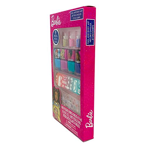 バービー ネイル セット ( 4色 ) 16769 マニキュア はがせる 水溶性 はがせるマニキュア Barbie キッズ コスメ ネイルシール 爪やすり フト プレゼント 輸入品 |  | 01