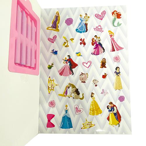 【訳あり】 ディズニープリンセス クレヨン シール付き ぬりえ 16782 disney 塗り絵 カラーリングブック 間違い探し クレヨン付き ステッカー 輸入品 |  | 02