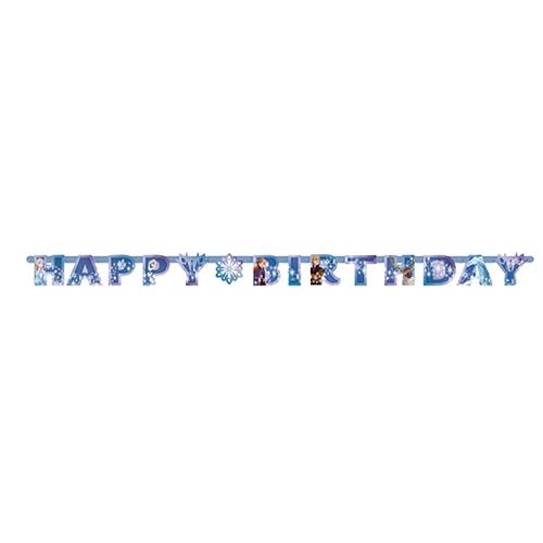 アナと雪の女王 2 バースデーバナー 16902 バナー HAPPYBIRTHDAY FROZEN アナ雪 紙 装飾 デコレーション 誕生日 パーティー ディズニー キャラクター グッズ |  | 01