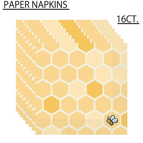 くまのプーさん 紙ナプキン みつばち L 16枚入り 16903 プーさん パーティーグッズ 装飾 パーティー イベント デコレーション ディズニー キャラクター 雑貨 | 