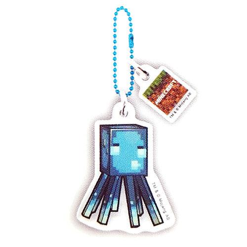 マインクラフト アクリルボールチェーンB ( 発光するイカ ) 17026 マイクラ グッズ キーホルダー キーチェーン Minecraft ゲーム キャラクター MCT-ABB-HK | 