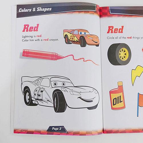 カーズ ワークブック カラーズ&シェイプス 17059 ディズニー CARS 英語