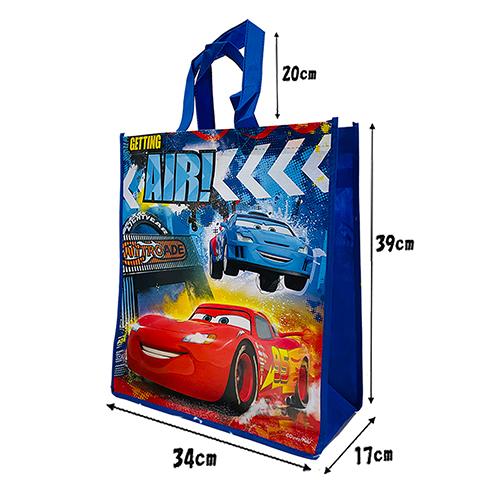 カーズ 不織布 ショッパー L ( ブルー) 17061a Cars グッズ エコバッグ