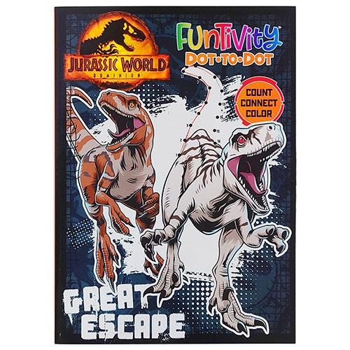 ジュラシックワールド ぬりえ Dot To Dot Great Escape 170b Jurassic World 恐竜 きょうりゅう かっこいい 塗り絵 点結び 英語 輸入品 170b Pretzel Net Yahoo 店 通販 Yahoo ショッピング