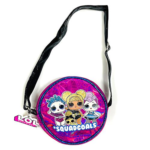L.O.L SURPRISE！ 丸型 ポシェット 17092 LOL バッグ かばん ショルダーバッグ ミニバッグ かわいい カラフル キラキラ 女の子 NY 輸入品 USA インポート | 