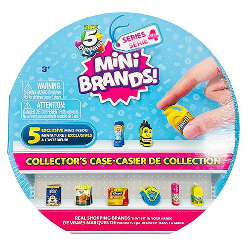 Zuru 5 サプライズ ミニ ブランド シリーズ4 コレクターズケース 17105 ミニチュア フィギュア 5 Surprise Mini Brands Series 4 Collectors Case  おままごと | 