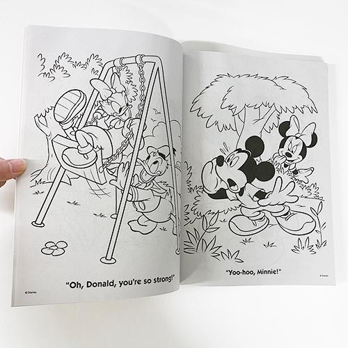 ミニー ぬりえ ( カップケーキ ) 17329a ぬり絵 カラーリングブック