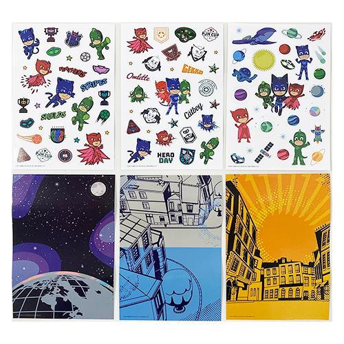 パジャマスク シール シート付 17333 アクティビティー おうち遊び