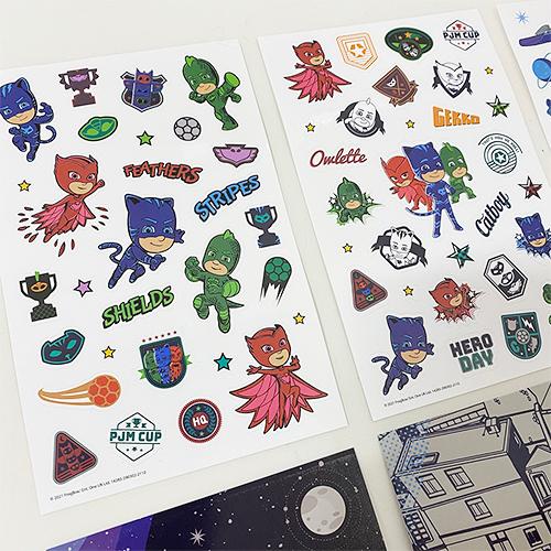 パジャマスク シール シート付 17333 アクティビティー おうち遊び