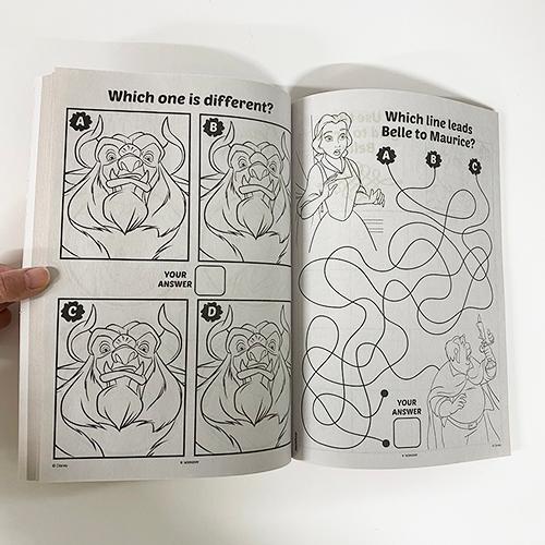 美女と野獣 ぬりえ ( Be our Guest ) 17337a ぬり絵 カラーリングブック おもちゃ キッズ 子供 ベル ディズニー プリンセス Disney princess |  | 03