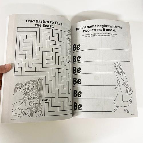 美女と野獣 ぬりえ ( Be our Guest ) 17337a ぬり絵 カラーリングブック おもちゃ キッズ 子供 ベル ディズニー プリンセス Disney princess |  | 04