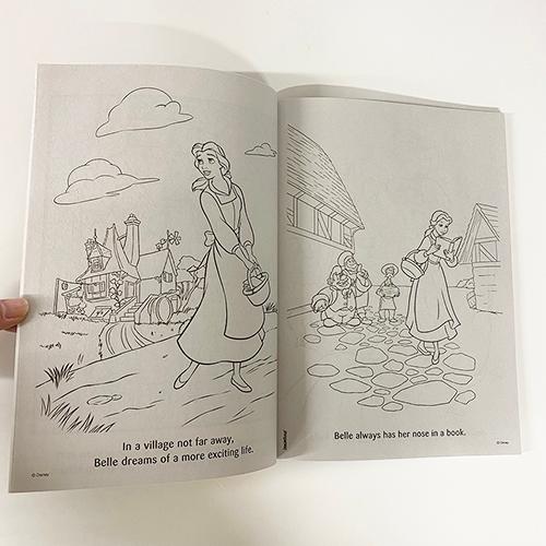 キッズ用ぬりえの本　フランスアンティーク　塗り絵　紙物　洋書　子ども キッズ用ぬりえの本 フランスアンティーク 塗り絵 紙物 洋書