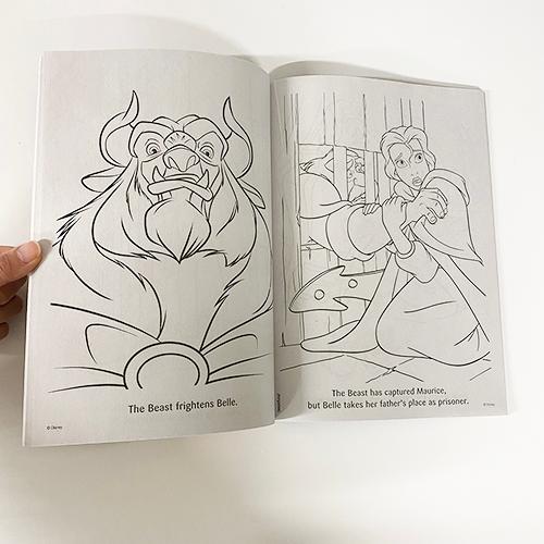 美女と野獣 ぬりえ ( Tale as old Time ) 17337b ぬり絵 カラーリング