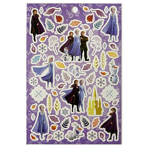 アナと雪の女王2 ステッカー ブック OVER300 4シート 17347 ディズニープリンセス FROZEN アナ雪 シール ぷくぷく パフ 立体シール ご褒美シール |  | 02