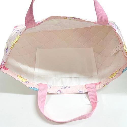 ディズニープリンセス レッスンバッグ キルト 総柄 ピンク 17365 キルトチャームバッグ レッスントート バッグ 手提げ 絵本バッグ 女の子 (23) D1968PN-0 |  | 01