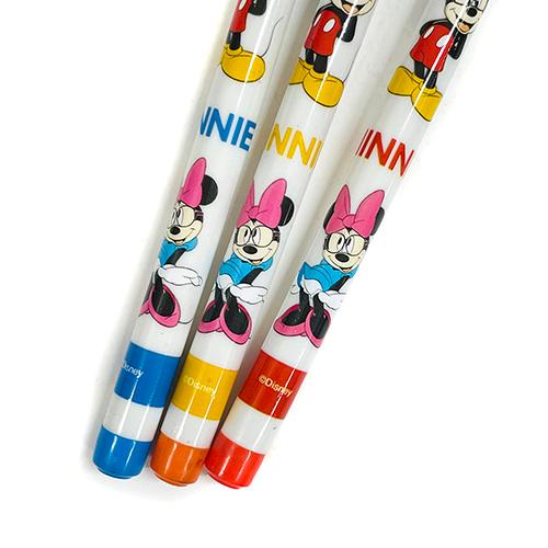 ミッキー＆ミニー ロケット 鉛筆 消しゴム付き 3本入り 17484 ロケット
