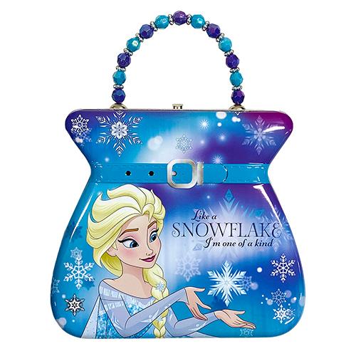 アナと雪の女王 バッグ型 缶 ボックス ビーズハンドル ( エルサ アナと雪の女王 バッグ型 缶 ボックス ビーズハンドル ( エルサ