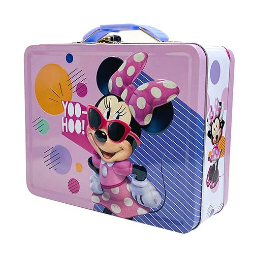 ミニー スクエア 缶 ボックス ( YOO HOO ! ) 17596b 小物入れ 缶ケース BOX トランク ティン缶 ハンドル付き Disney Minnie 海外 輸入品 インポート |  | 01