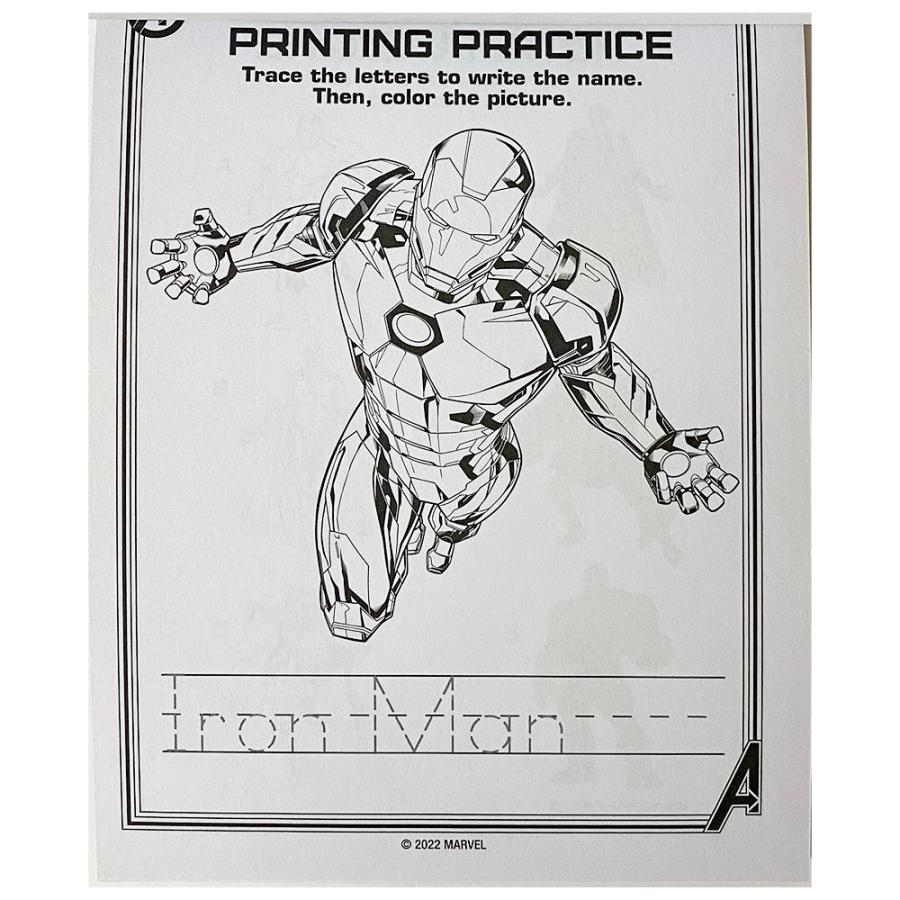 アベンジャーズ ステッカー アクティビティー ブックレット 17611 シール 英語 アルファベット 数字 知育 ワークブック マーベル MARVEL インポート 輸入品 |  | 03