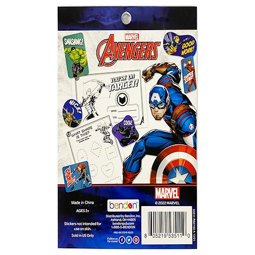 アベンジャーズ ステッカー アクティビティー ブックレット 17611 シール 英語 アルファベット 数字 知育 ワークブック マーベル MARVEL インポート 輸入品 |  | 05