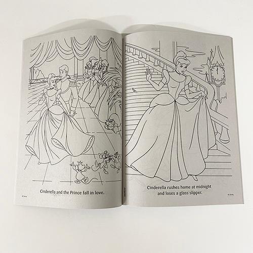 シンデレラ ぬりえ ( 馬車 Travel in style ) 17618b ぬり絵 カラー