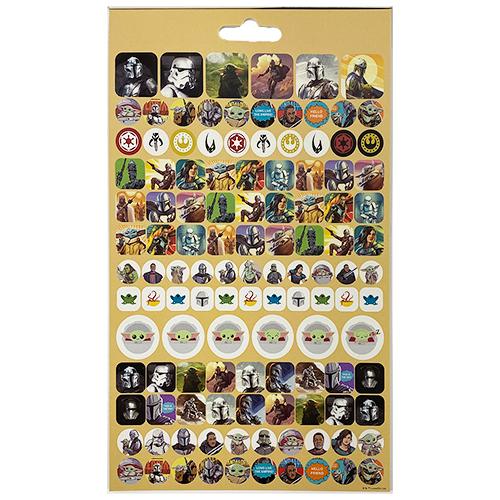 STAR WARS ステッカー 4種類　5枚入 スターウォーズ ステッカーパッド 4シート 17625 シール ステッカー