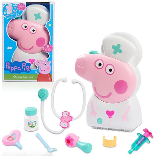 【訳あり】 ペッパピッグ おもちゃ 病院ごっこ 17649bc PeppaPig Checkup Case Set ペッパ おままごと 看護師さん お医者さん ごっこ おもちゃ 輸入 |  | 01