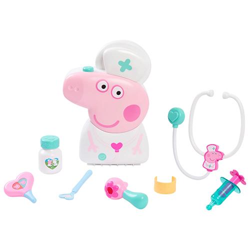 【訳あり】 ペッパピッグ おもちゃ 病院ごっこ 17649bc PeppaPig Checkup Case Set ペッパ おままごと 看護師さん お医者さん ごっこ おもちゃ 輸入 |  | 03