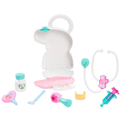 【訳あり】 ペッパピッグ おもちゃ 病院ごっこ 17649bc PeppaPig Checkup Case Set ペッパ おままごと 看護師さん お医者さん ごっこ おもちゃ 輸入 |  | 04