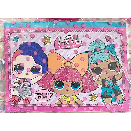 LOLサプライズ ステーショナリーセット クリアトートバッグ入り 17675 文房具 クレヨン えのぐ ぬりえ シール L.O.L SURPRISE エルオーエル 輸入品 |  | 03