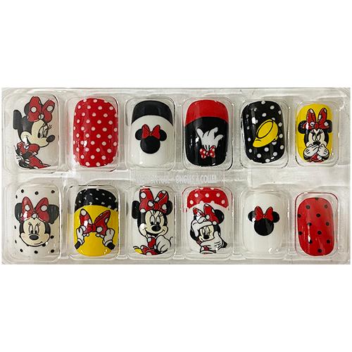 ミニー ネイルチップ ネイルシール セット 17684 ディズニー Disney Minnie ミニーマウス ネイル ネイルグッズ つけ爪 つけづめ 接着剤付き 輸入品 インポート |  | 01