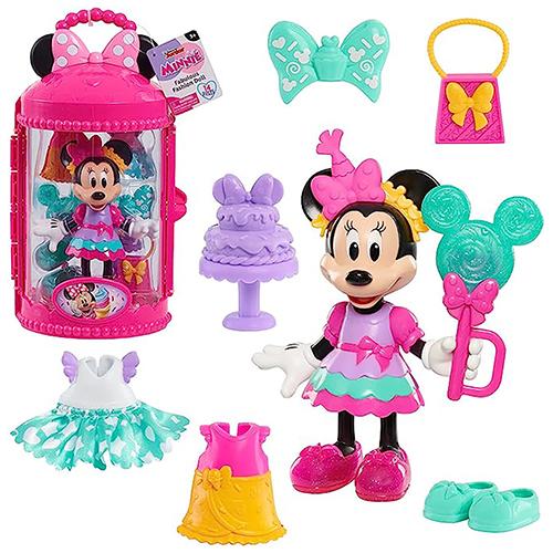 ミニー おもちゃ 人形 ファビュラス ファッション ドール ( ピンクケース ) 17700a MINNIE disney フィギュア 着せ替え 洋服 小物 インポート |  | 01