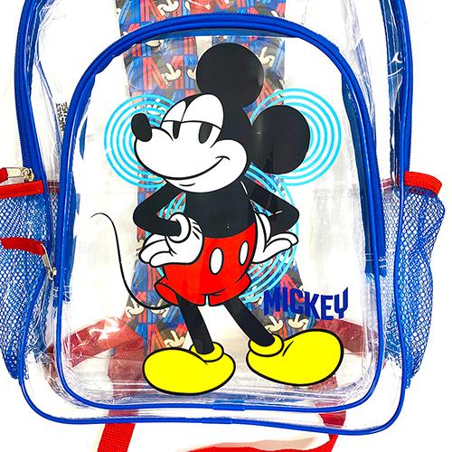 ミッキー クリア リュック 16インチ 17715 バッグ かばん 14リットル