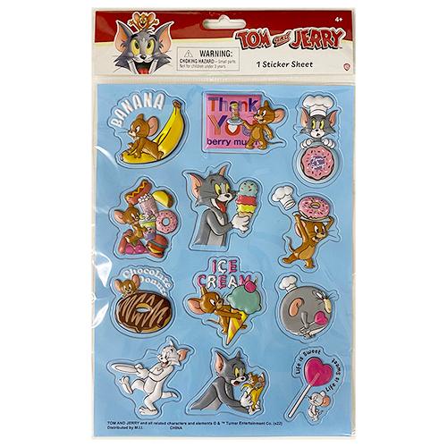 トムとジェリー ぷくぷく シール 17743 トムアンドジェリー TOM and