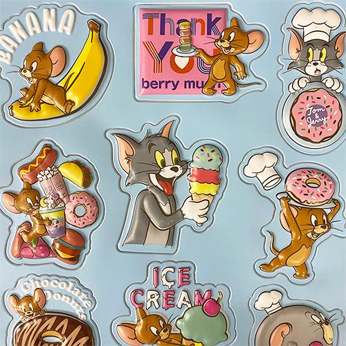 トムとジェリー ぷくぷく シール 17743 トムアンドジェリー TOM and