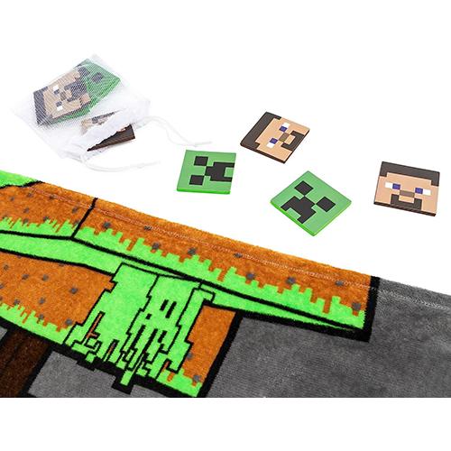 マインクラフト ゲーム ブランケット 17784 マイクラ グッズ パネルゲーム スティーブ クリーパー Mob 毛布 Minecraft インテリア 雑貨 輸入品 インポート USA |  | 03