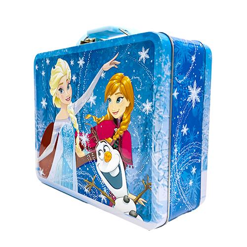 アナと雪の女王 缶 ボックス ( ライトブルー 3人 ) 17798a 小物入れ