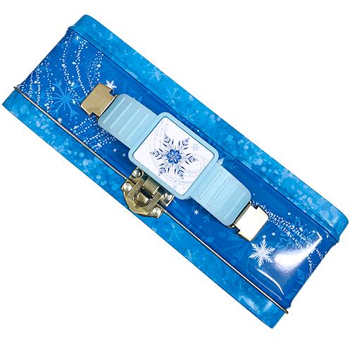 アナと雪の女王 缶 ボックス ( ライトブルー 3人 ) 17798a 小物入れ