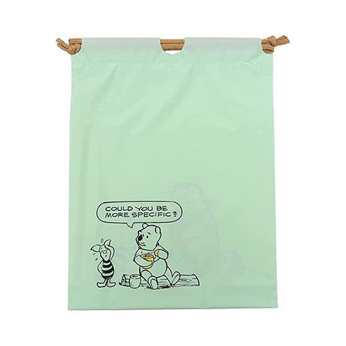 ディズニー ビニールショッパー DV376 ( S プーさん／ハニー ミントグリーン ) 17822 袋 巾着袋 巾着 きんちゃく 耐水 ビニールバッグ ビニール袋 Pooh |  | 03